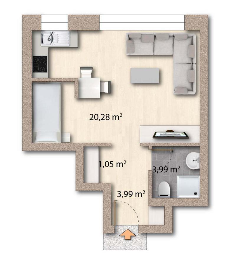 Gluecksburg Ferienwohnung 'Kursnord' Rotenhaus Exterior photo